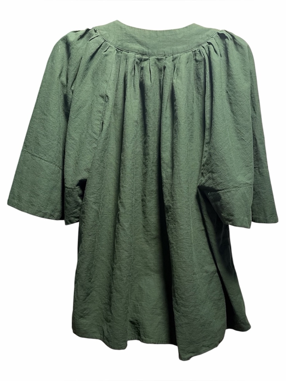 Tuckernuck Pomander Place Finley Flutter Sleeve Top Dark Green Size XL - Picture 5 of 6